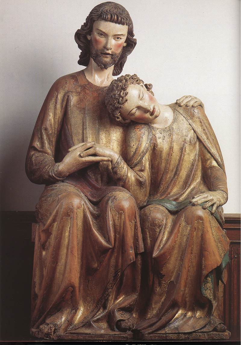1227St John Resting on Jesus Chest-UNKNOWN MASTER, German.jpg